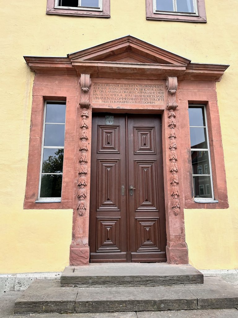 Tür vom Goethewohnhaus